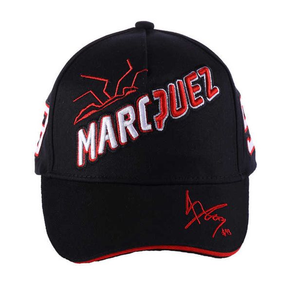 Gorras de béisbol Nueva llegada Hombres Mujeres Gorra de béisbol Moto GP Motocicleta Racing Snapback Hip Hop Deporte al aire libre Bordado Sun Dad Hat Gorras EP0168 AA220517