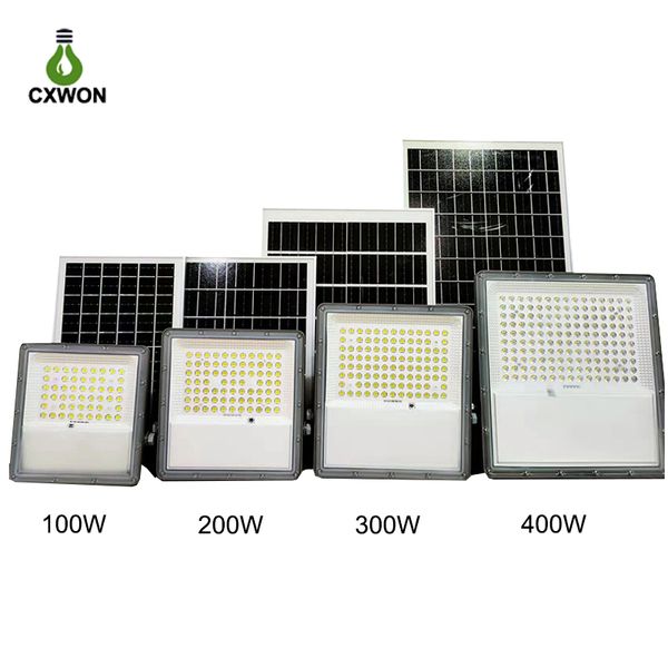 Солнечные затопленные светильники. Литой алюминиевый корпус 100 Вт 200 Вт 300 Вт 400 Вт.