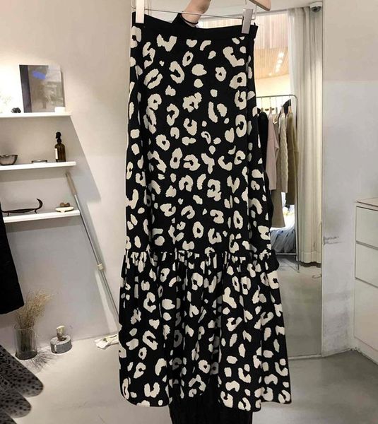 Röcke Koreanische Mode Leopard Für Frauen Frühling Sommer Alle Spiel Faldas Mujer Moda 2023 Elegante Hohe Taille Weibliche Jupe