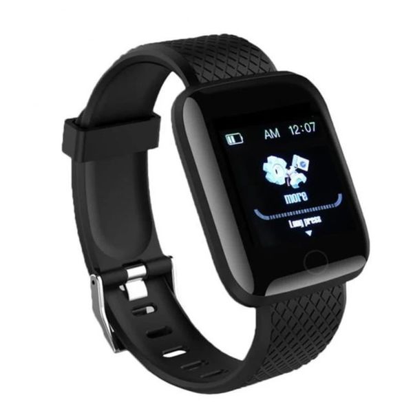 116Plus Smart Bracelet Mensagem Lembrete da tela colorida Freqüência cardíaca Bluetooth Sports Medidor Etapa Smart Watch