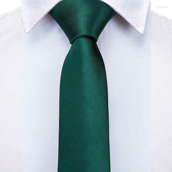 Papillon Cravatta di seta solida verde per bambini Designer di lusso Handky Cravatta per bambini 120 cm di lunghezza 6 cm di larghezza Fashion Party Dropship Hi-Tie