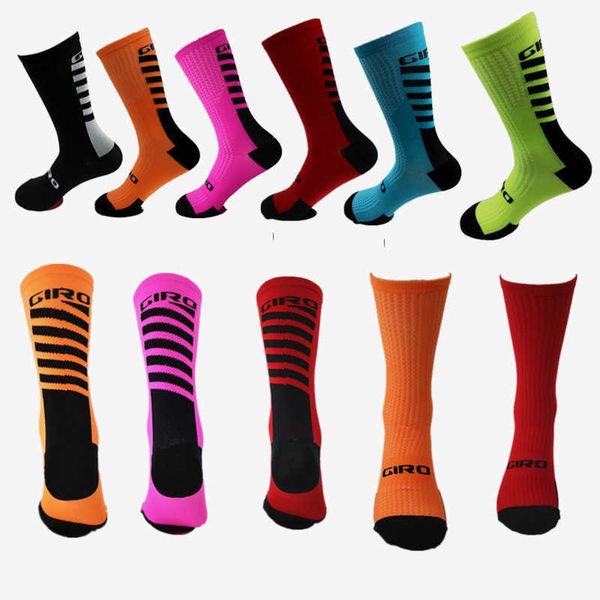 Sports Sports Profissionais Men Meias de futebol Anti -Slip Football Socks Riding Cycling Sport Rodty Socks Nylon Breathable Running Running J230517