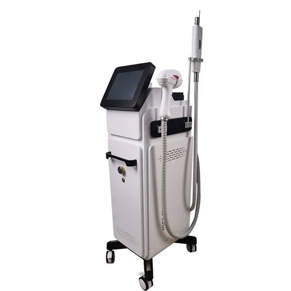 Hot Sellimg Ice Titanium 3 Wave 755/ 808nm 1064nm Diodo Sistema de laser Máquina de remoção de cabelo Laser Laser Remoção de tatuagem estética e preço a laser YAG Preço