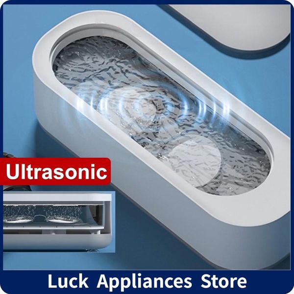 Reiniger tragbare Ultraschallreinigungsmaschine Hochfrequenzvibration Wäsche Reiniger Entfernen Sie Flecken Schmuckbeobachtungsbrillen Waschmaschine