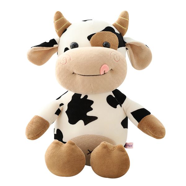 Cute Habi Little Bull Doll Year of the Ox Doll Decorazione Simulazione Cute Pet Cow Doll Peluche all'ingrosso