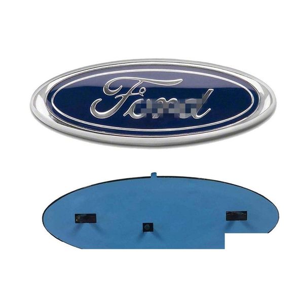 Автомобильные значки 20042014 Ford F150 Передняя решетка для задних дверей emblem oval 9 quotx35 quot nameplate также подходит для F250 F350 Edge exp ott9i