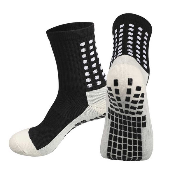 Sports Sports Antislip Midtube Futebol Socks Elastic Unisisex Sports Sports de algodão Soccer Ball Baseball Socks J230517