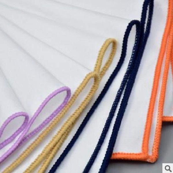 Fliegen Die neuesten Herrenanzüge Anzüge Business Reinweiß Taschentuch Einfarbig Serie Mehrfarbig Optional Faltquadrat