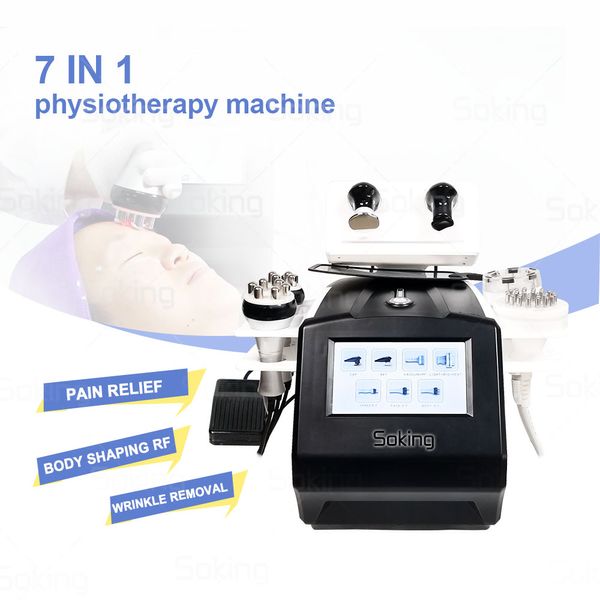 Clínica médica usa 448Khz Smart Tecar Body Pain Relief Reabilitação Multipolar RF Diathermy Body Slimming Fisioterapia para lesões esportivas alívio da dor