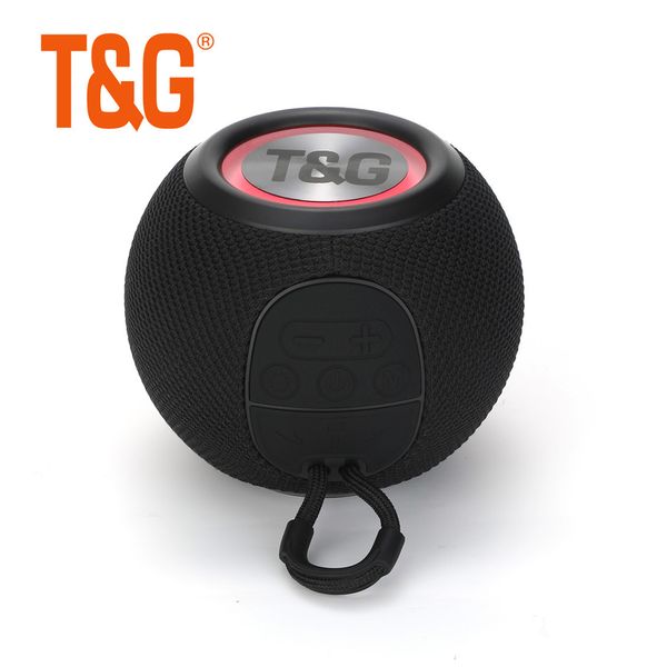 TG337 Популярный беспроводной динамик Bluetooth светодиод красочный RGB Light Round U Disk Card Subwoofer Stereo Handsfree Desktop Audio Mp3 Музыка