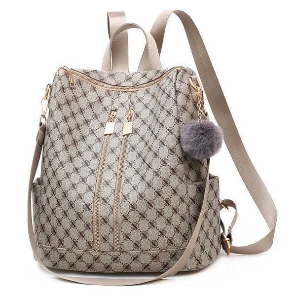 Рюкзак Новая европейская и американская модная сумка для модного рюкзака для женского рюкзака