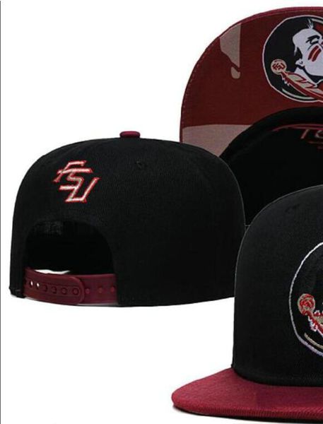 2023 Tüm Takım Hayranının ABD Koleji Alabama Alabama Crimson Seminoles Beyzbol Ayarlanabilir Şapka Tarla Karışımı Sipariş Boyutu Kapalı Düz ​​Fatura Taban Top Snapback Caps Bone Chapeau