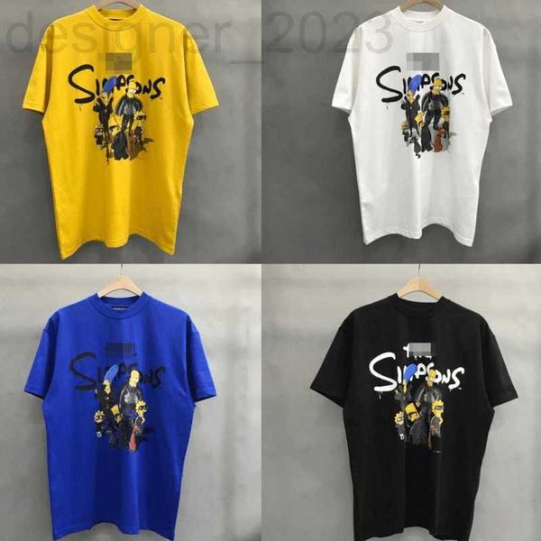 Herren T-Shirts Designer Designer T-Shirt Herren SWTShirt ACG Simpson Print Kurzarm T-Shirt Männer Frauen Pullo Tee Suer Oize Baumwolle T-Shirt XU9A