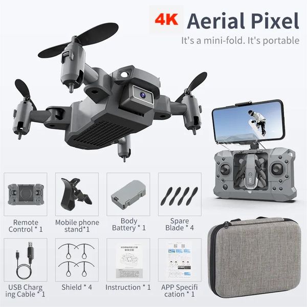 Dropship 2023 İHA KY905 MINI DRONE 4K Kameralı HD Katlanabilir Dronlar Quadcopter Tek Kez Dönüşü FPV Me Me RC Helikopter Quadrocopter Akıllı Yuvarlanan Çocuk Oyuncakları