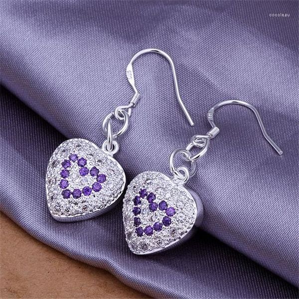 Baumelnde Ohrringe KN-E287 Großhandel für Jungen Mädchen Frauen Männer Fabrikpreis S925 Sterling Silber Farbe Modeschmuck