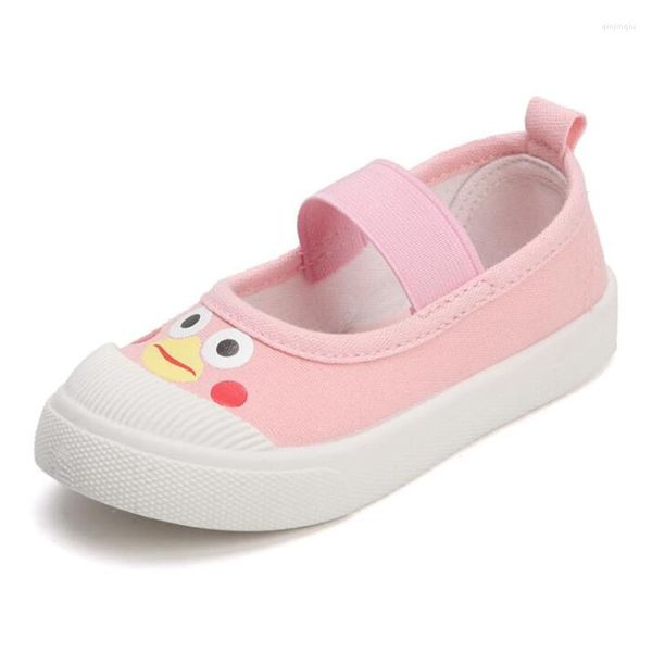 Scarpe da ginnastica 2023 Toddlers Bambini Ragazzi Ragazze Scarpe da ginnastica in tela Stampe di cartoni animati morbidi Alunni dell'asilo casual per bambini