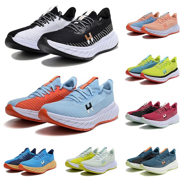 Carbon X 3 scarpe da corsa per uomo donna Bellwether Blue Fluttowing Sail Nero Bianco Blu Corallo Borgogna uomo traspirante runner outdoor sneakers sneakers