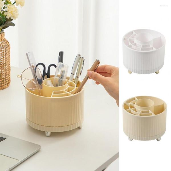 Scatole portaoggetti Scatola cosmetica Scomparto in plastica Organizer per trucchi Base stabile girevole a 360 gradi Contenitore per cosmetici Forniture per la casa