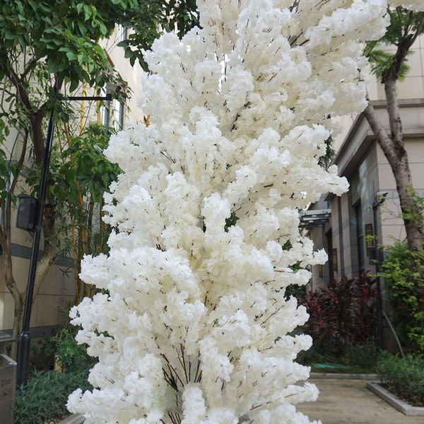 140-teste fiori artificiali fiori di ciliegio arco di nozze decorare fiore finto seta ortensia ramo bianco decorazioni per la casa imake907