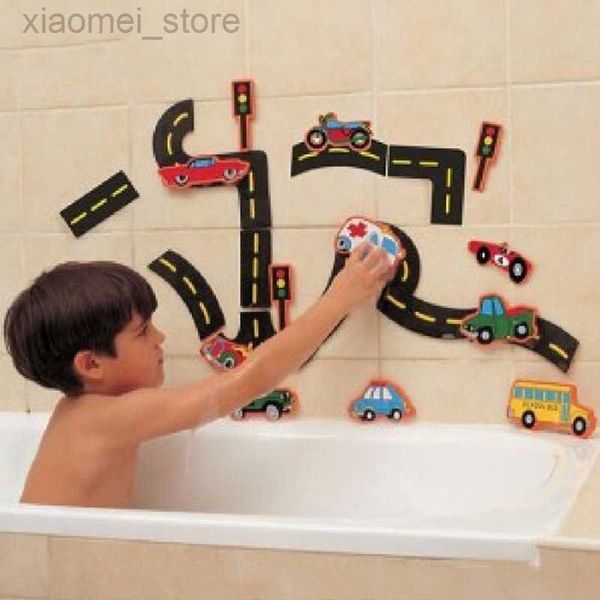 Bath Toys Baby Alfabeto Letras Puzzando Bath Toys Segurança EVA Colar brinquedos educacionais Cartoon Adesivo de animais cognitivos Play Toys Gifts Gifts