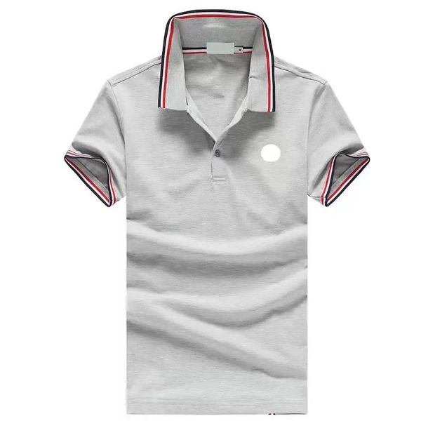 Designer Man Camisa Polo Mens camisas mais vendidas Camisa de Chave de Chave de Chave de Chave de Cole