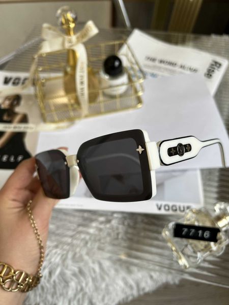 Дизайнер Lou Vut Luxury Cool Sunglasses 2023 Маленькая рама мода поляризованная женская онлайн -бокалы Red Live с оригинальной коробкой