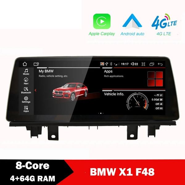 Android Car Multimedia Player Radio Stereo GPS Navigation для BMW X1 F48 2016-2020 Главный блок CarPlay Monitor IPS Экран