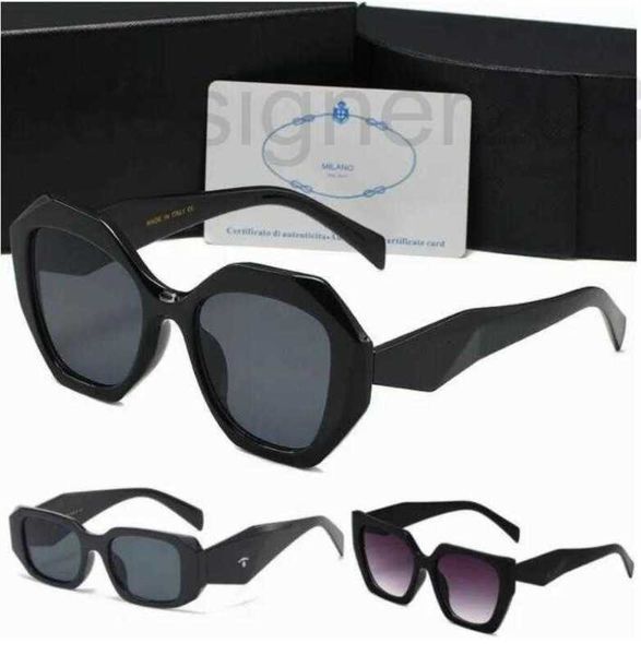 Homens de sol para homens designer hexagonal dupla ponte moda de vidro UV lentes de sol de sol para homem mulher 7 cor opcional assinatura triangular 2VFA