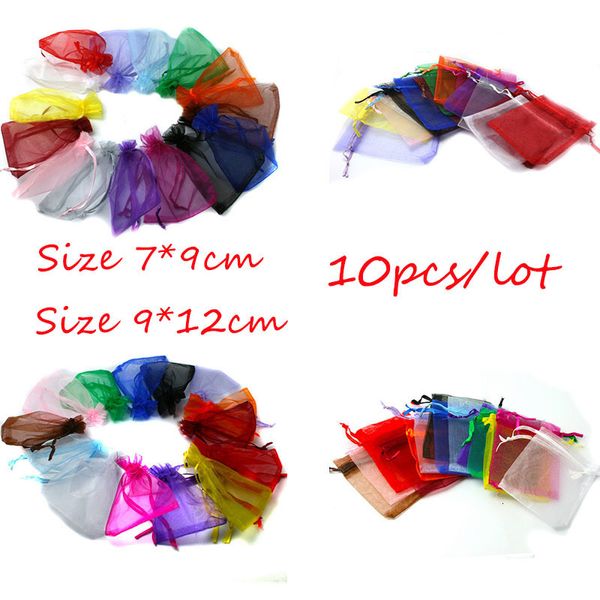 Supporto per gioielli Vendita superiore 10 pezzi 7x99x12 cm Sacchetti per esposizione in organza con coulisse per sacchetti per regali di nozze fai da te Borse 230517