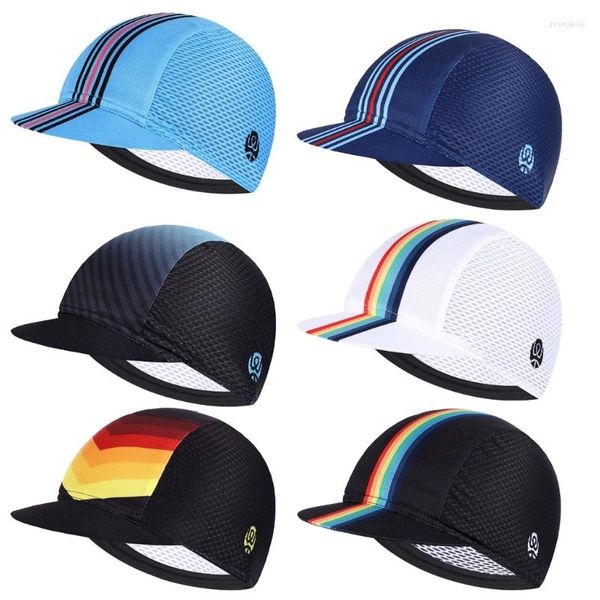 Велосипедные шапки дышащие летняя крышка на открытом воздухе MTB Anti-Sweat Bike Sunpection Hat легко в использовании