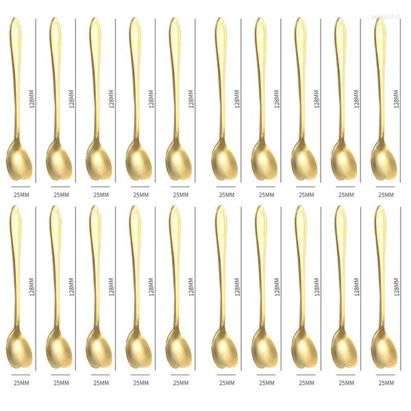 Conjuntos de utensílios de jantar 20pcs colheres de aço inoxidável