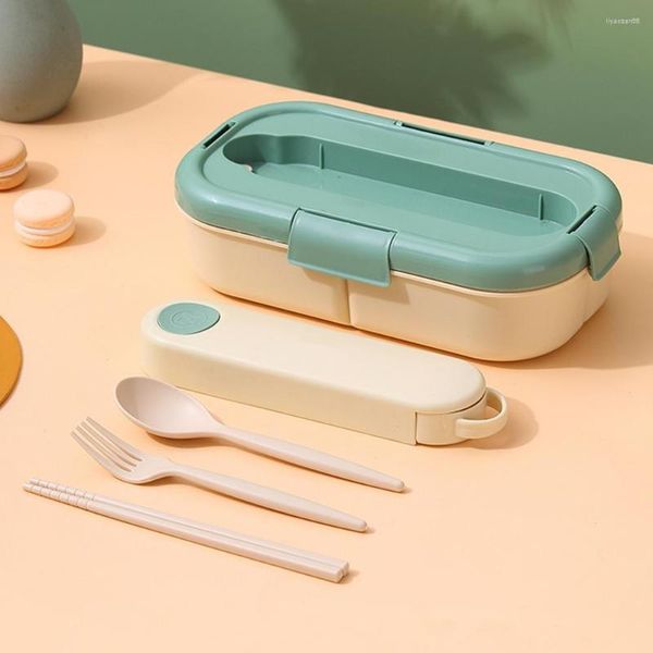 Dinnerware Sets 1200ml Lunch Box Sturdy School Kids Container Storage Bento Bento