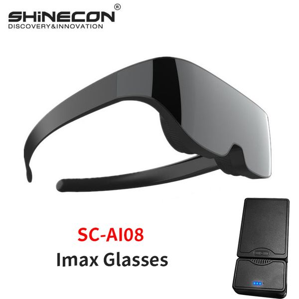 Óculos inteligentes VR Shinecon sc-ai08 IMAX óculos vestíveis home theater home wireless óculos de realidade virtual Óculos all-in-one 230518