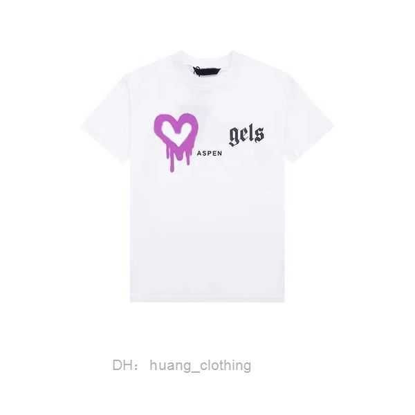 T-Shirt Yaz Tees Plam Erkek Kadın Melekler Tasarımcılar Gömlek Moda Üstleri Erkek Casual Pamuk Geri Mektup Şort Büyük Boy 17 Pw7k 12 NUFH