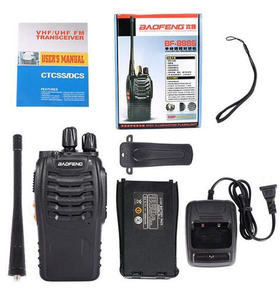 Orijinal Baofeng BF-888S Taşınabilir Handheld Walkie Talkie VHF UHF 5W 400-470MHz BF888S İki Yolcu Radyo Handy Radyo