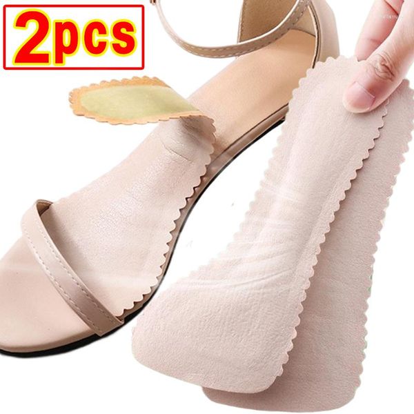 Kadınlar 2pcs SOCKS Slip Anti-Sweat-Absorbent Masaj Toyunları Yedi Noktalı Pad Deri Yarı Feet Heal Ortics Alets