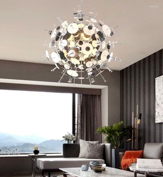 Lampadari Modern Dandelion Lampadario LED Lampada a sospensione Plafoniera Living Room Decor Apparecchio di illuminazione Sospensione PA0481