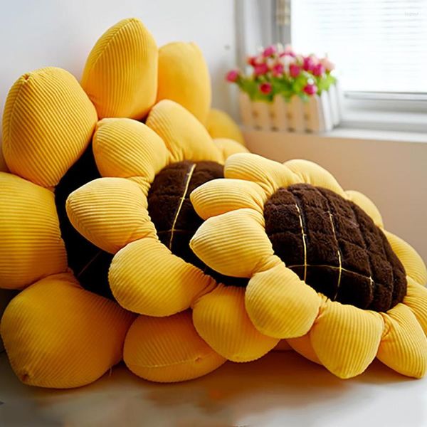 Cuscino 40/50/70CM Girasole Peluche Gettare Morbido E Confortevole Divano S Ufficio Nap Car