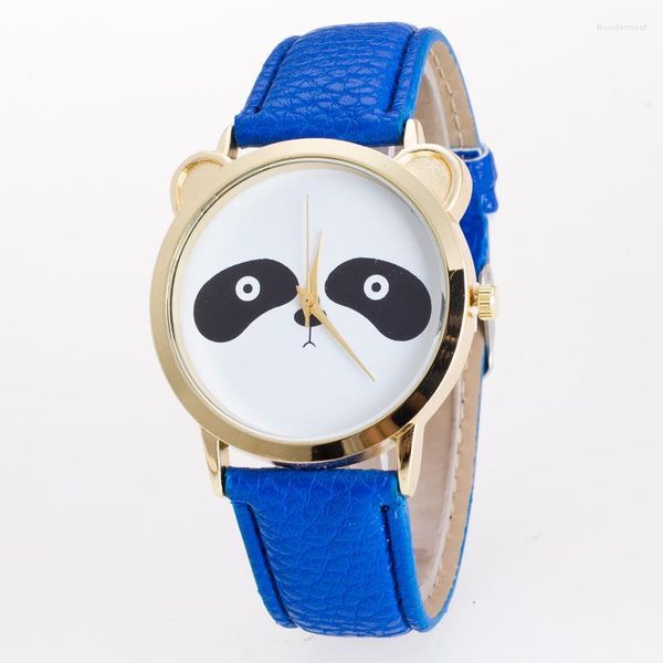 Armbanduhren Mode Lässige Panda-Tieruhr Koreanisches Paar Quarzstudenten schicken sich gegenseitig Geschenke Parejas RegalosArmbanduhren