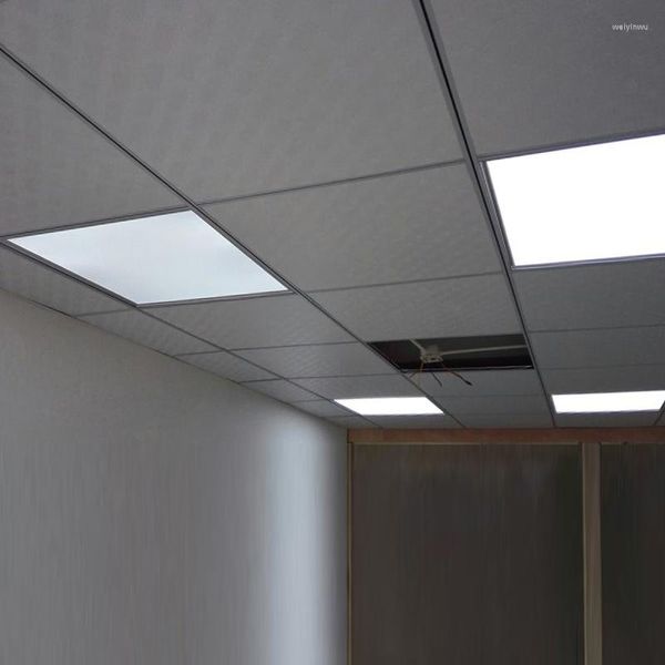 Потолочные светильники светодиодные панель отделка офиса плоская гипсовая доска алюминиевая световая лампа кухня