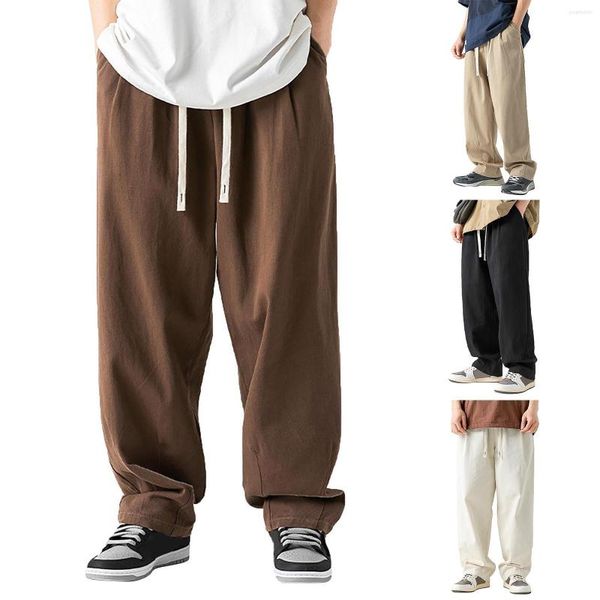 Pantaloni da uomo da lavoro casual da uomo funzionale vento pieghettato pantaloni chino da uomo ragazzi vestiti invernali taglia 6 allenamento da uomo con tasche