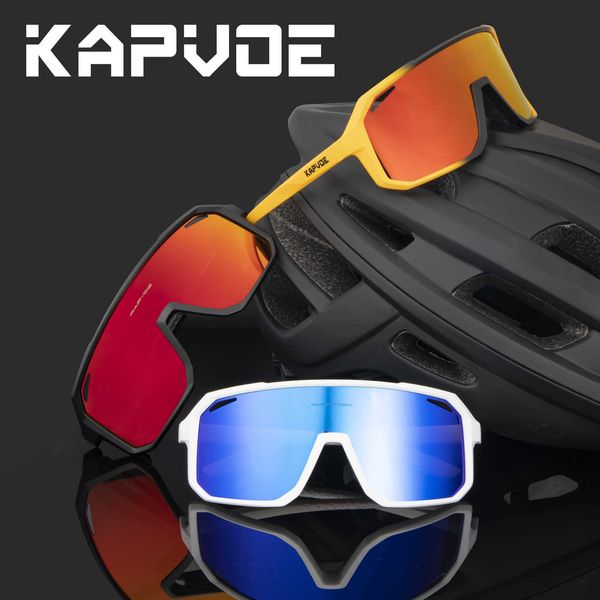 Eyewear ao ar livre 2023 copos de ciclismo para homem montando esportes ao ar livre Bicicleta de velocidade da lente polarizada MTB Biciclo de bicicleta Cicl Óculos de sol UV400 Proteção P230518