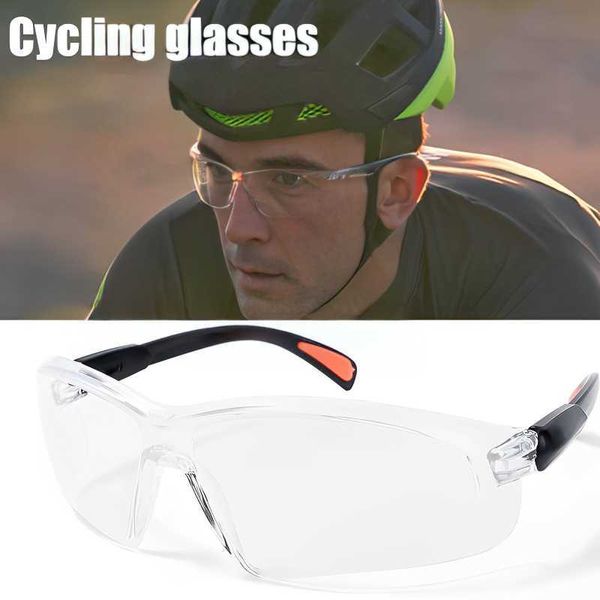 Óculos ao ar livre 1pc copos de ciclismo Prevenção de areia Segurança à prova de vento Goggles de óculos ventilados Vicos de segurança de laboratório de laboratório Homens óculos de óculos de óculos P230518