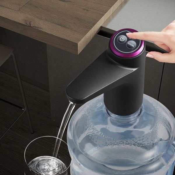 Spender Kualool Electric Water Dispenser Pumpe Wasserflasche Pumpe USB Smart Water Pumpe Home Office Ein Klick Autoschalter Trinkabendung