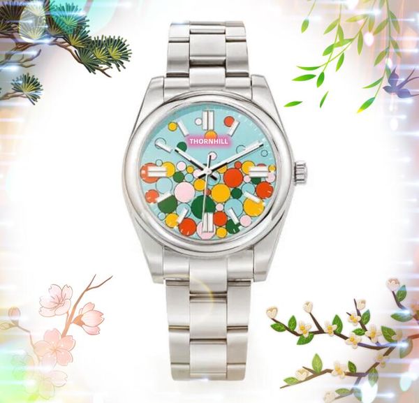 High-End-Design Männer Frauen Automatische Maschinenuhren 41mm 36mm 31mm Super Clock Man Business Casual Blumen Skelett Zifferblatt Selbstaufzug Orologio di Lusso Beliebte Uhr