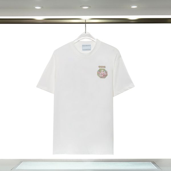 2023Men's Luxus Designer T-shirt Herrenmode Top T-shirt Kurzarm Sommer Casual Seide Hemd männer T-Shirt Asiatische Größe