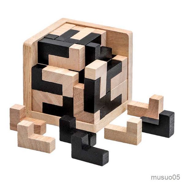 Интеллектуальные игрушки деревянная блокировка игры Luban Lock образовательные интеллектуальные игрушки хобби