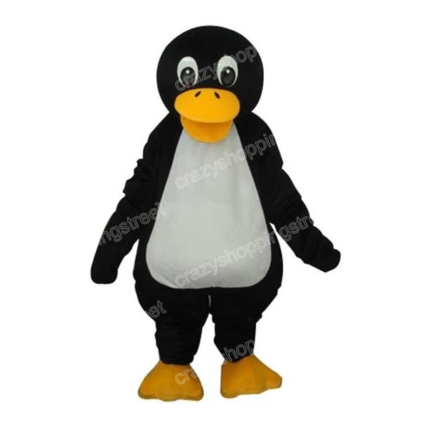 traje de mascote de pinguim de pinguim de halloween roupas de caráter de desenho animado de alta qualidade adequado para carnaval de Natal para adultos unissex adultos vestido de festa de aniversário de carnaval