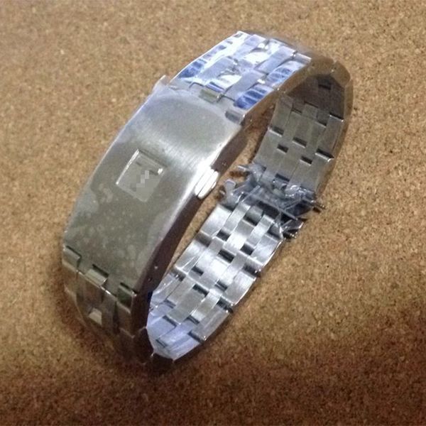 Assista Bands Watchbands Bracelet para 1853 PRC200 T17 T461 T055 T014 Men Dobra o aperto da cinta de relógios Acessórios de aço inoxidável Cadeia de banda 230518