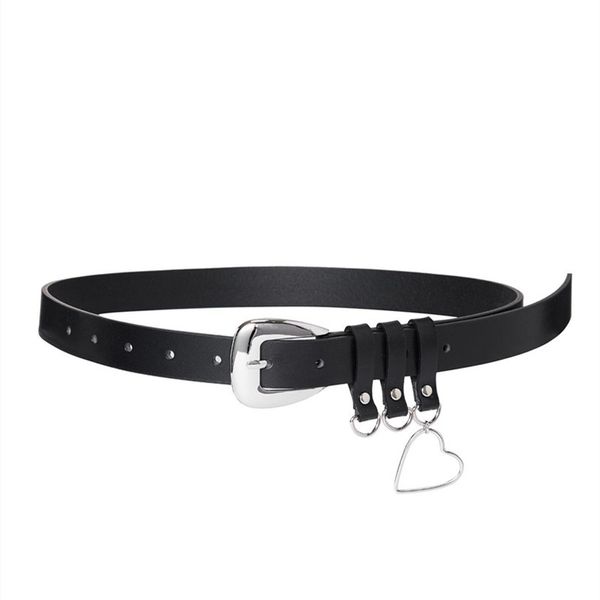 Ins Französisch Y2K Love Small Hanger Belting Jumping Cowhide Leder Mode Charme Accessoires